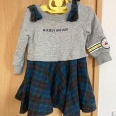 ミッキー のスウェットワンピースのサムネイル