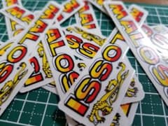 MALOSSI マロッシステッカー85㎜×20㎜×10枚のサムネイル