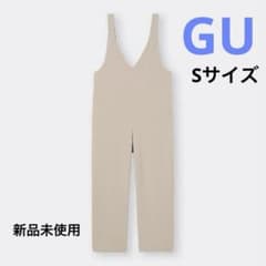 【新品】2024年GU新作　カットソーサロペットパンツ　Sサイズのサムネイル