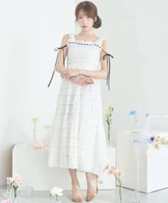 Rosé Muse Cut sew lace dress カットソーレースドレスのサムネイル