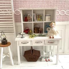 本棚 チェスト3ドロワー ミニチュア家具 ドールハウス #014 015 - メルカリ