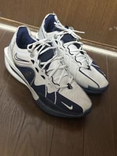 最終値下げ Nike ナイキ GTカット3 ホワイト/ネイビーバッシュ - メルカリ
