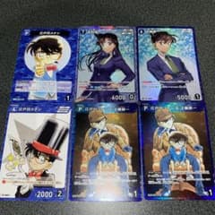 コナンカードゲーム江戸川コナン&工藤新一プロモ×2 工藤新一RP 探偵