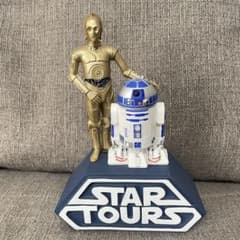 カリフォルニアディズニー　スターウォーズ R2D2 C3PO 貯金箱　フィギュア カリフォルニアディズニー スターウォーズ R2D2 C3PO 貯金箱