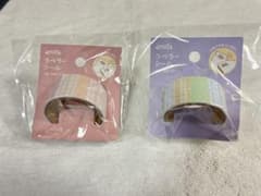 amifa ラベラーシール 70片 水彩パターン セリアのサムネイル