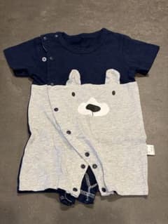 くまさん柄 半袖ロンパース 6MTH 66cmのサムネイル