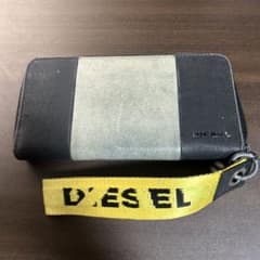 DIESEL 長財布 24 ZIP LOOP ブラック イエローのサムネイル