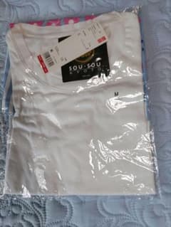ユニクロチュニック丈Tシャツ  ティーシャツ   sou souのサムネイル