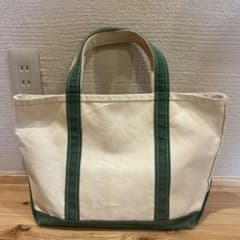 L.L.Bean トートバッグ アイボリー/グリーンのサムネイル