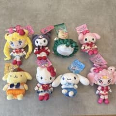 サンリオ セーラームーン ぬいぐるみ マスコット 8種セットのサムネイル