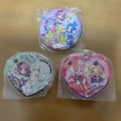 プリキュア 缶ミラー・アクリルチャーム 3点セット