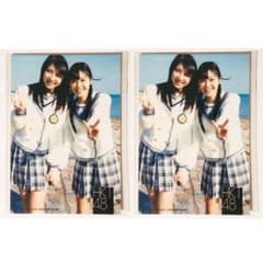 HKT48【本村碧唯＆松岡菜摘】スキスキスキップ☆生写真
