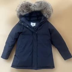PYRENEX ピレネックスダウンジャケットBORDEAUXFUR ネイビー40 - メルカリ