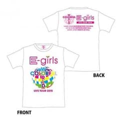 E-girls colorful world ツアーTシャツのサムネイル