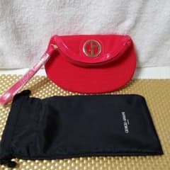 アルマーニビューティー ノベルティ 収納カバー付き フラットポーチ 