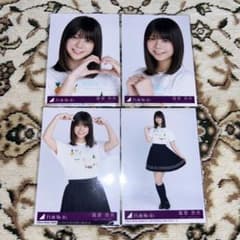 乃木坂46 冨里奈央 39枚目「Same numbers」封入生写真 4種コンプ