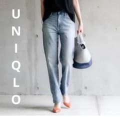UNIQLO ハイライズボーイフレンドアンクルジーンズ - メルカリ