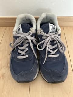 New Balance 574 ネイビー スニーカーのサムネイル