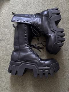 balenciaga ブルドーザー レースアップブーツ サイズ42 ダークウェア