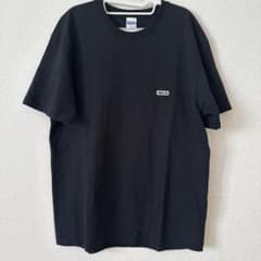 [NoID] ロゴ　ブラックTシャツ　XLのサムネイル