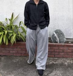 SINSS 2タックスウェットパンツ ライトグレー Sのサムネイル