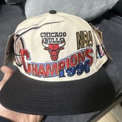 シカゴ・ブルズ NBA チャンピオンキャップ 1996 - メルカリ