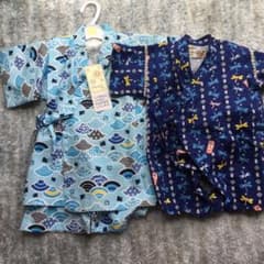 甚平 ロンパース 80と100サイズのサムネイル