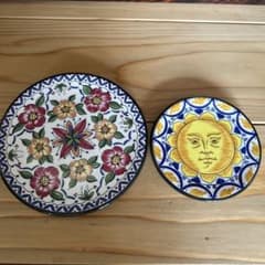 CERAMICA 花柄と太陽のお皿セットのサムネイル