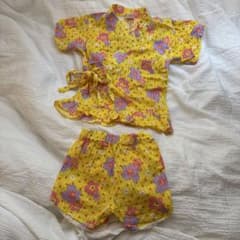 甚平 浴衣　110 女の子のサムネイル