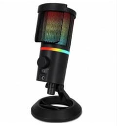 USB RGB マイク GB2066 コンデンサーマイク ブラックのサムネイル