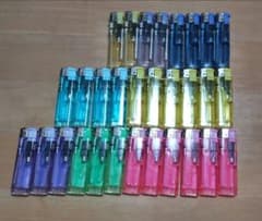 使い捨てライター　30本のサムネイル
