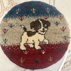 値下げ☆ペルシャ絨毯　ギャッベ　オーダー　犬　新品未使用　40センチ　肉厚 m13675482009_1.jpg?1768612939