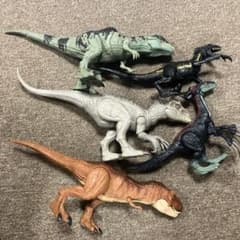 マテル ジュラシックワールド 恐竜 5体セット Tレックス他インドラプトル左手無 マテル ジュラシックワールド 恐竜 5体セット Tレックス他インド