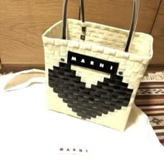 マルニマーケット マルニ カゴ ハート MARNI LOVE バスケット - メルカリ
