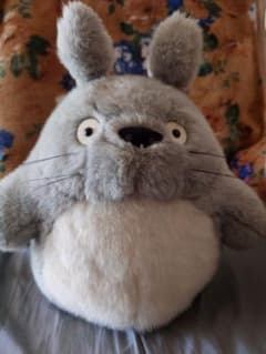 【みっつあん様】トトロ ぬいぐるみ 約40cm グレーのサムネイル