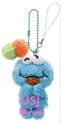 USJ クッキーモンスター ぬいぐるみストラップのサムネイル