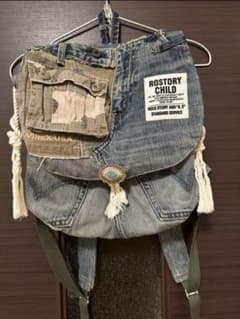 デニムリメイクダメージデニム✖️camoflagebackpackのサムネイル
