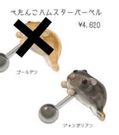 メディストア 新発売ペタンコ ジャンガリアンハムスター  バーベルのサムネイル
