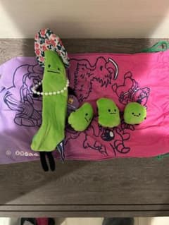 公式品】ひみつのおるすばん ぬいぐるみ えだまめ夫人 まめお まめこ
