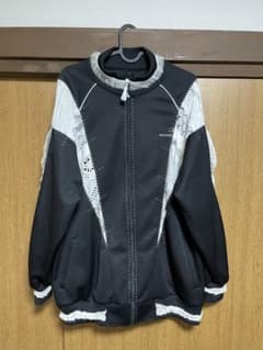 ケイスケカンダ keisuke kanda レース手縫いのジャージ 黒のサムネイル