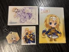 ソードアート・オンライン アリス グッズ4点セット 15周年記念オンラインくじのサムネイル