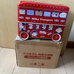 ぺこちゃん　秘密の宝箱　ロンドンバス缶のサムネイル