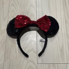 【公式ディズニーカチューシャ】ミニー　スパンコールのサムネイル