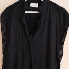 zara 黒 トップス シャツ ブラウスのサムネイル