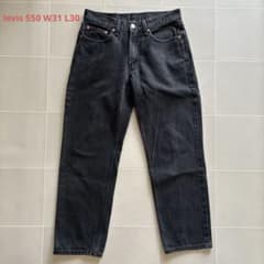 levis 550 W31 L30 ブラックのサムネイル
