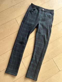 キッズ ロングパンツ 130cm チェック柄のサムネイル