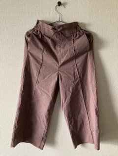 GU ピンク ストレートパンツ 150