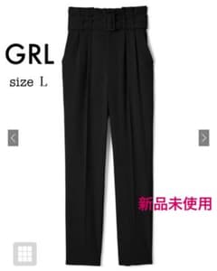 GRL バックルベルト付ハイウエストテーパードパンツのサムネイル