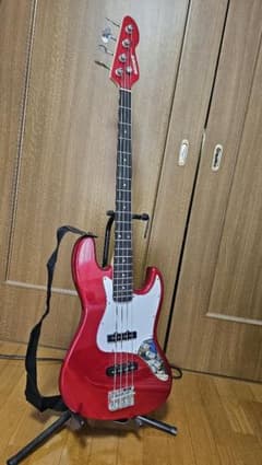 SELDER 4弦エレキベース 赤MDR SELDER 4弦エレキベース 赤MDR - メルカリ