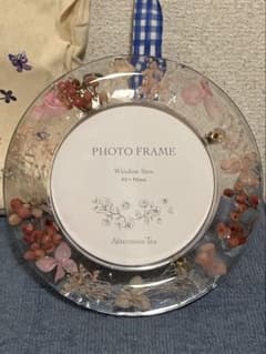 Afternoon Tea 押し花フォトフレーム　写真立てのサムネイル